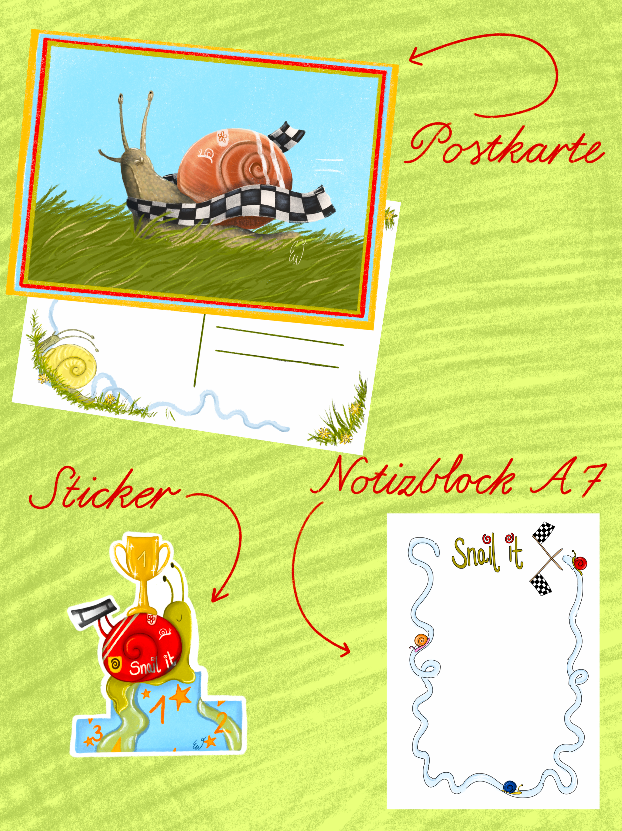 Snail Mail Juni     - Schneckenrennen